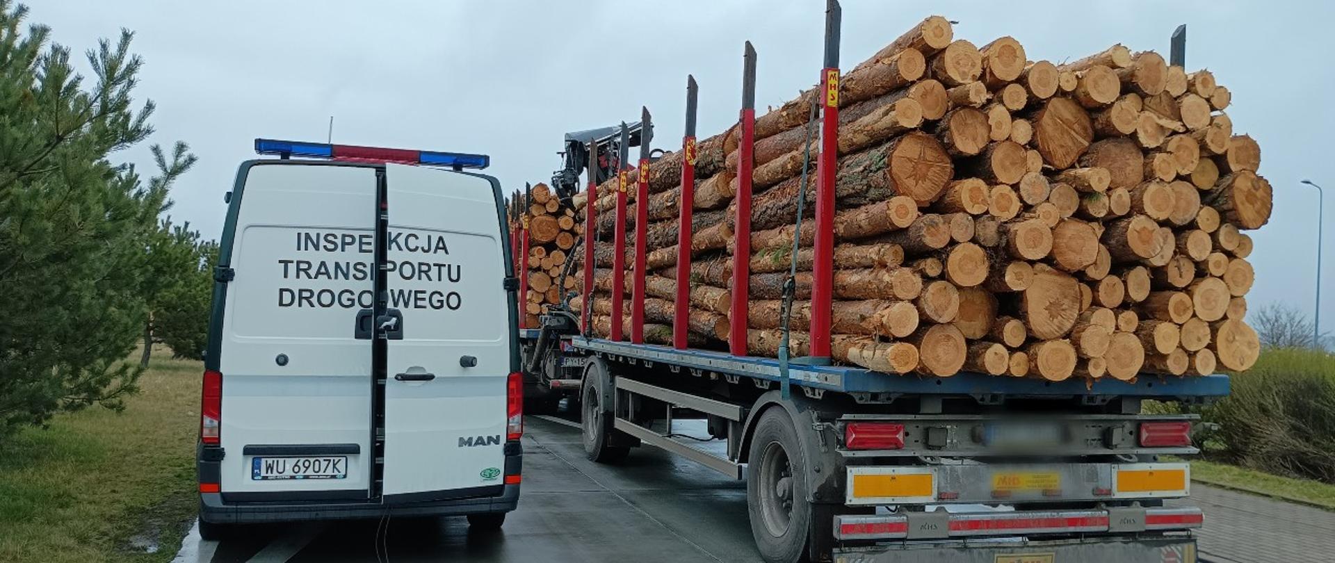 Przewóz drewna z naruszeniami