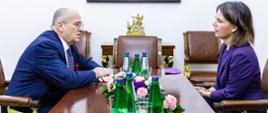Spotkanie ministra Zbigniewa Raua z szefową dyplomacji Niemiec 