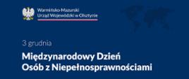 Międzynarodowy Dzień Osób z Niepełnosprawnością grafika