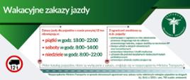Wakacyjne zakazy jazdy (źródło: GITD)
