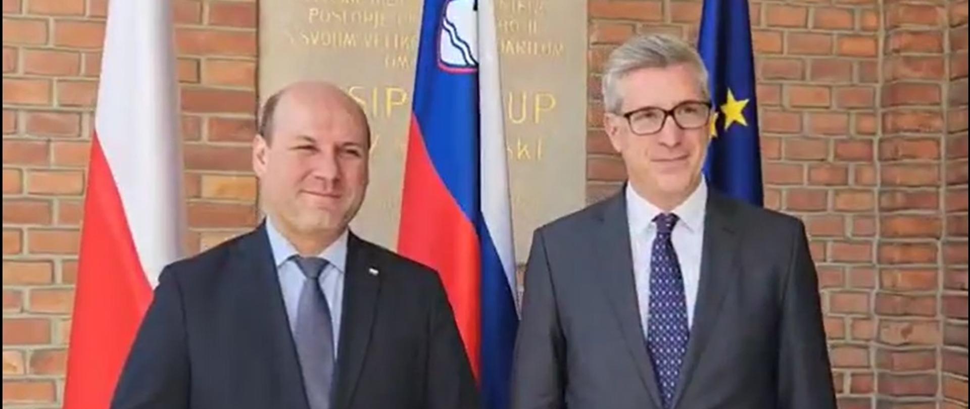 Wizyta w Słowenii Ministra ds. Unii Europejskiej Szymona Szynkowskiego vel Sęka 