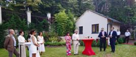 Doroczne spotkanie Polonii i biznesu polsko-macedońskiego w ogrodach rezydencji w Skopje