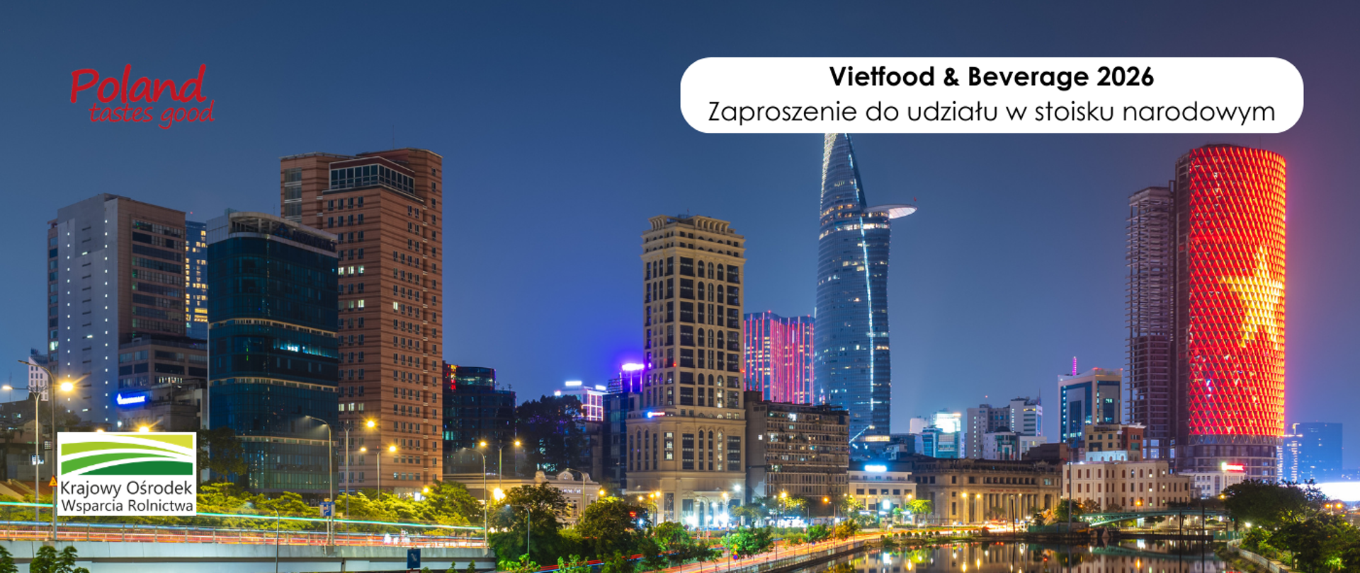 Zaproszenie do udziału w polskim stoisku narodowym na targach Vietfood & Beverage 2026