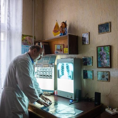 Transfer dobrych praktyk w diagnostyce, leczeniu i nadzorze epidemiologicznym nad gruźlicą lekooporną na wschodzie Ukrainy fot. Polski Zespół Humanitarny