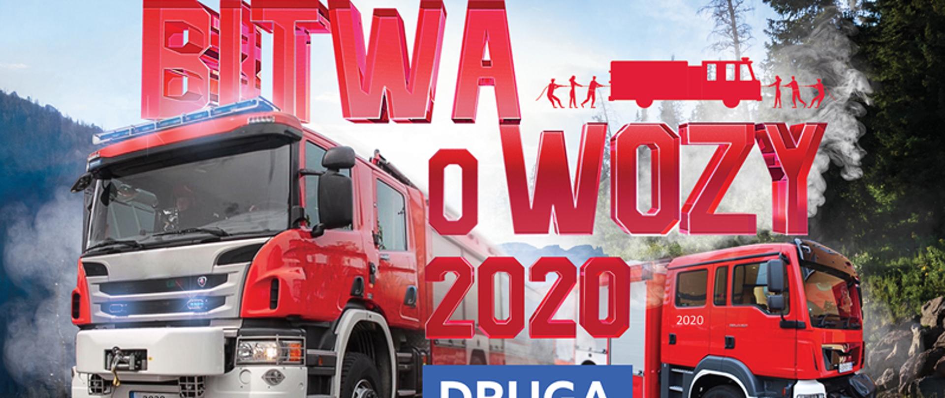 Plakat "Bitwa o wozy" - tura druga