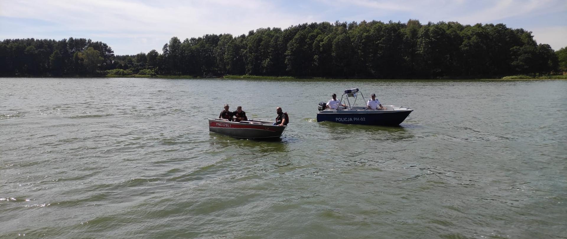 Wspólne patrole strażaków i policjantów na rzecz zapewnienia bezpieczeństwa na wodach i terenach przywodnych