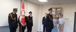 Uroczysta zbiórka z okazji objęcia stanowiska Zastępcy Komendanta Powiatowego PSP w Żninie przez bryg. Piotra Bełcikowskiego