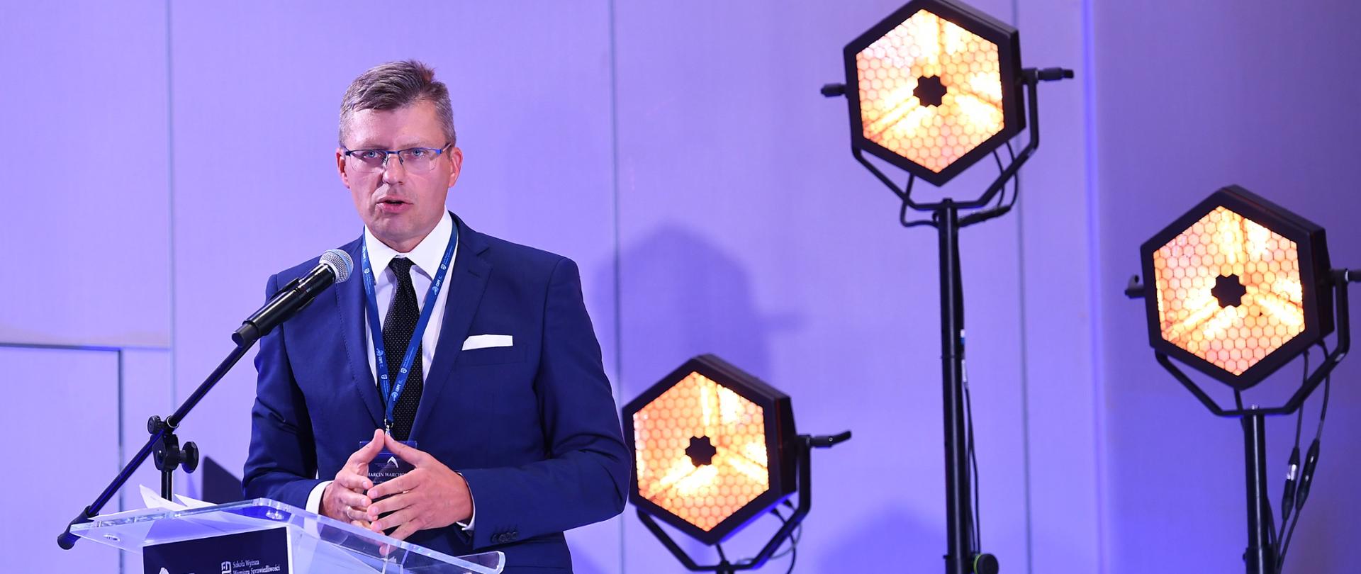 Wiceminister Marcin Warchoł. 