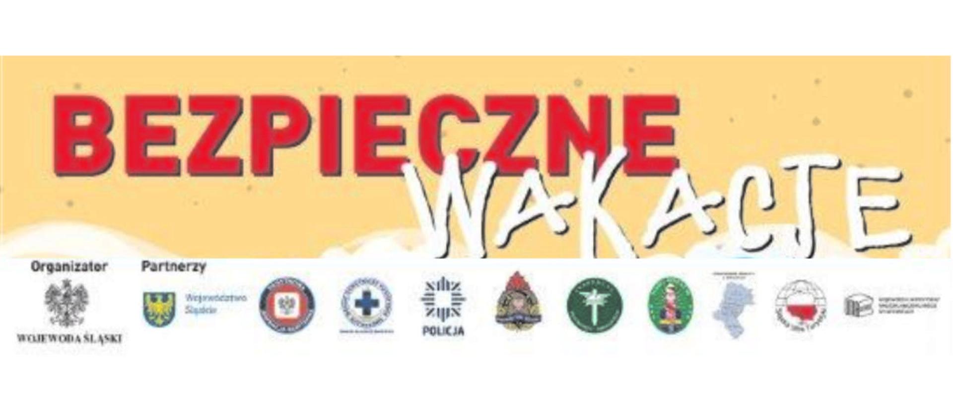 Baner bezpieczne wakacje