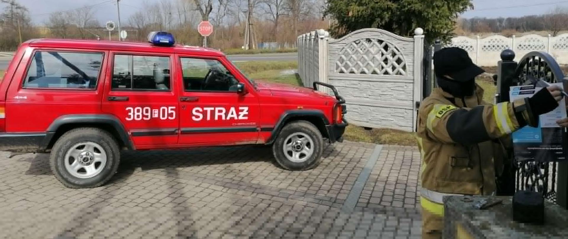 Kampania informacyjna strażaków powiatu nowosolskiego, w ramach akcji #SzczepimySię
