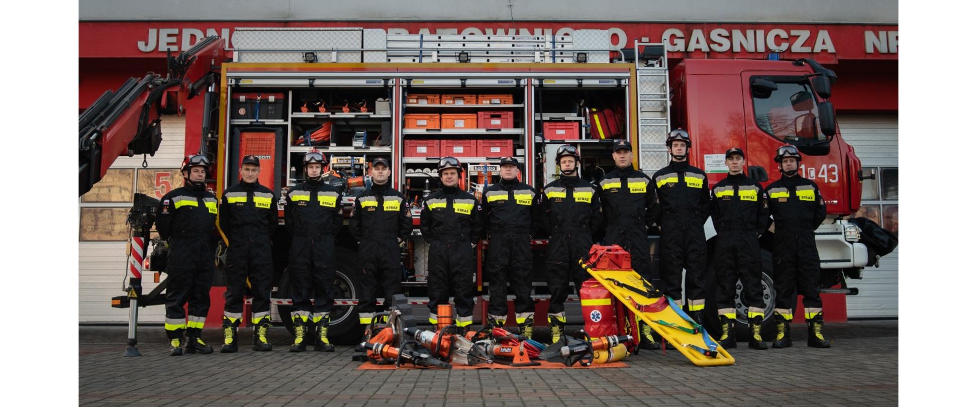 Przekazanie sprzętu dla Specjalistycznej Grupy Ratownictwa Technicznego "Kujawy"