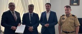 Podpisanie umowy z WFOŚiGW w Warszawie na dofinansowanie zakupu pojazdów specjalistycznych oraz sprzętu ratowniczego 
