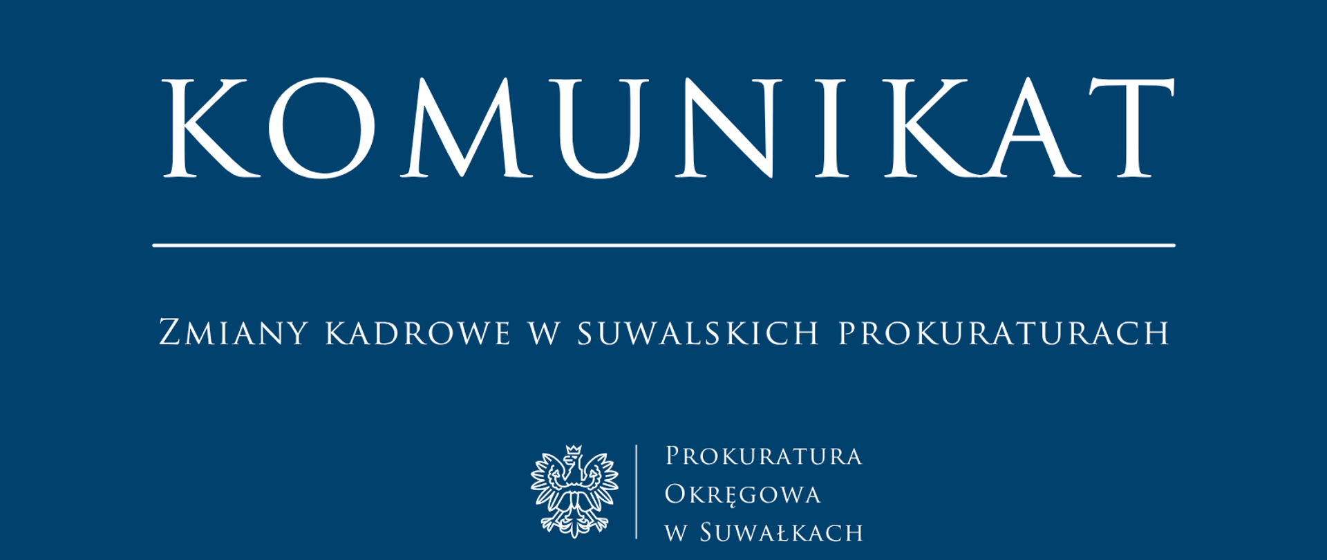 Zmiany kadrowe w suwalskich prokuraturach