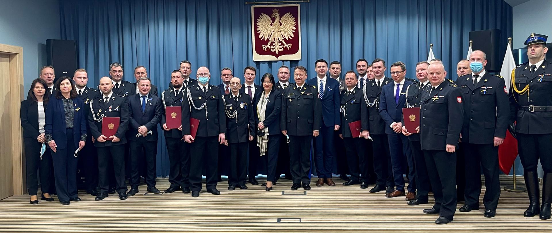 Zbiórka z okazji wręczenia promes na zakup samochodów ratowniczo-gaśniczych dla jednostek Ochotniczych Straży Pożarnych 