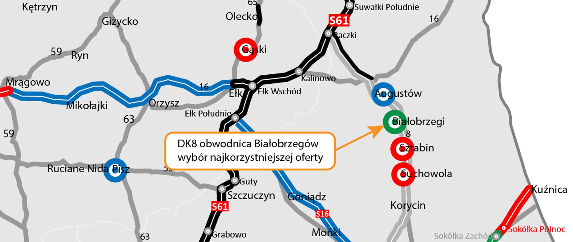 Wybór najkorzystniejszej oferty w przetargu na realizację obwodnicy Białobrzegów 