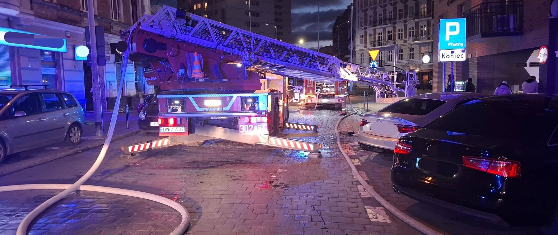 Pożar mieszkania w kamienicy przy ul. Benedykta Polaka