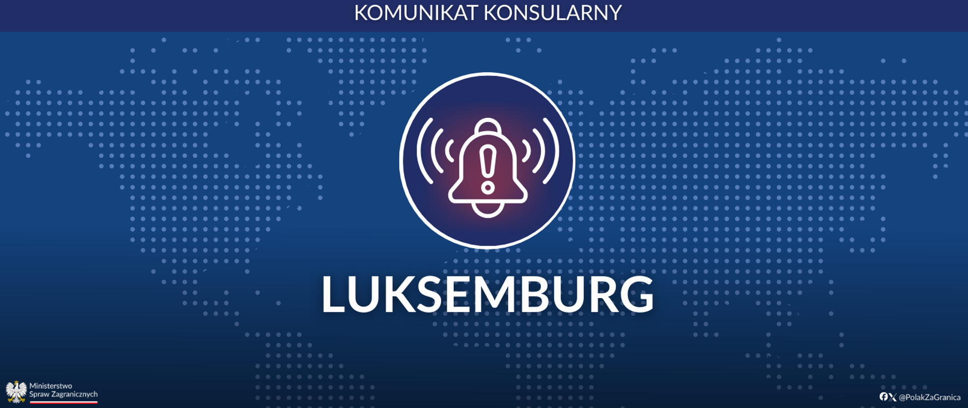 Grafika - Komunikat konsularny