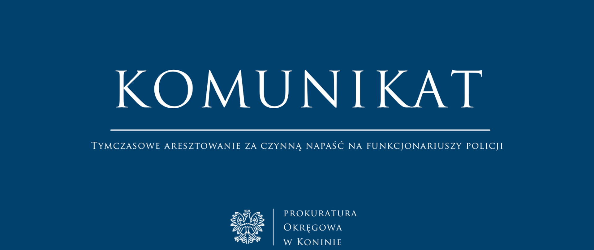 TYMCZASOWE ARESZTOWANIE ZA CZYNNĄ NAPAŚĆ NA FUNKCJONARIUSZY POLICJI PR Słupca