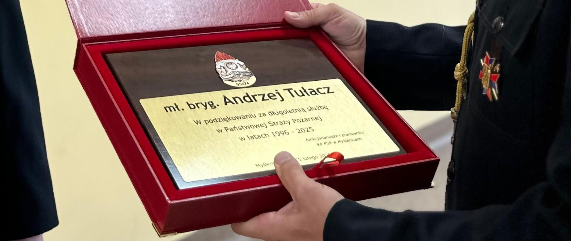 Pożegnanie mł. bryg. Andrzeja Tułacza