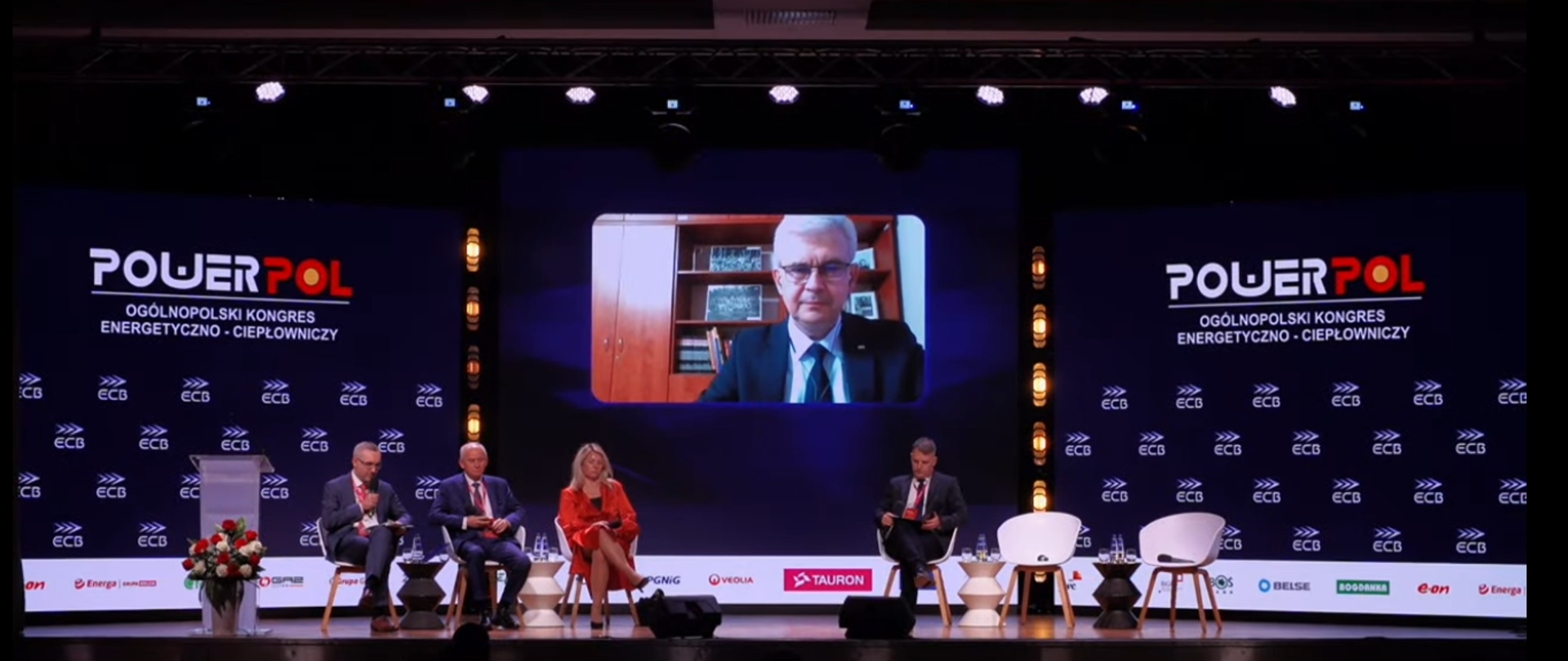 Wiceminister klimatu i środowiska Ireneusz Zyska na konferencji Powerpol 2022