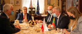 Spotkanie z delegacją litewską na czele z ambasadorem Eduardasem Borisovasem