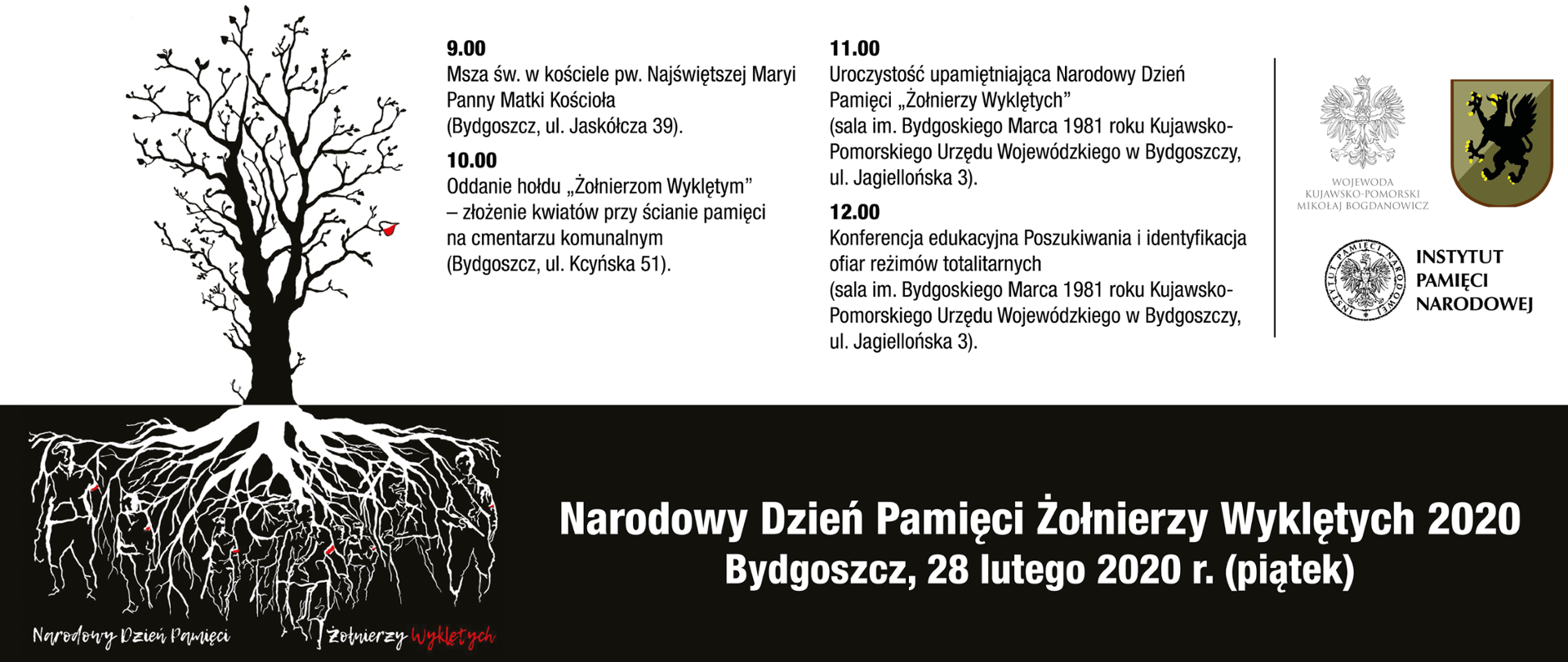 Obchody Narodowego Dnia Pamięci Żołnierzy Wyklętych w Bydgoszczy