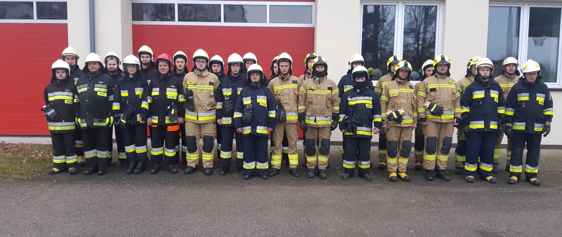 Egzamin po szkoleniu podstawowym strażaków ratowników OSP 2021