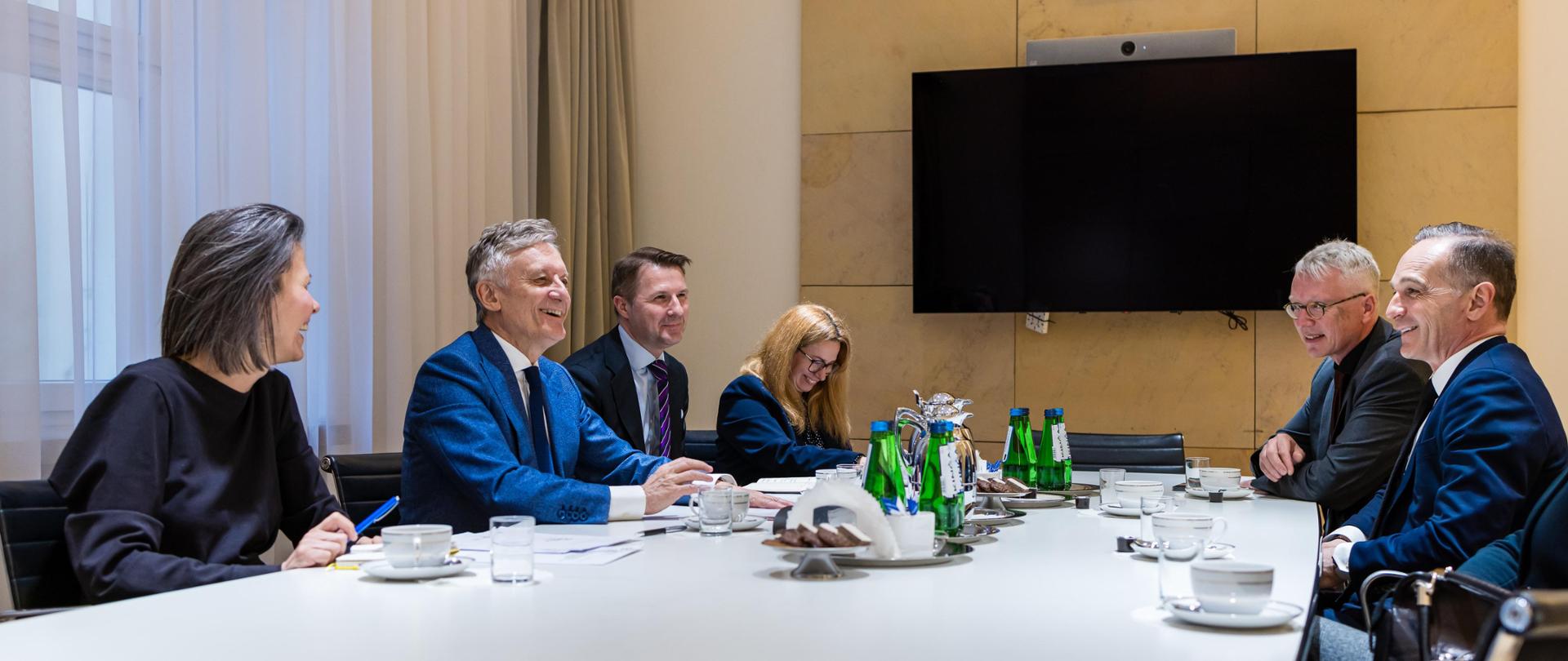 Spotkanie wiceministra Marka Prawdy z przewodniczącym Niemieckiego Instytutu Spraw Polskich