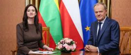 Spotkanie premiera Donalda Tuska z premier Republiki Litewskiej Ingą Ruginienė