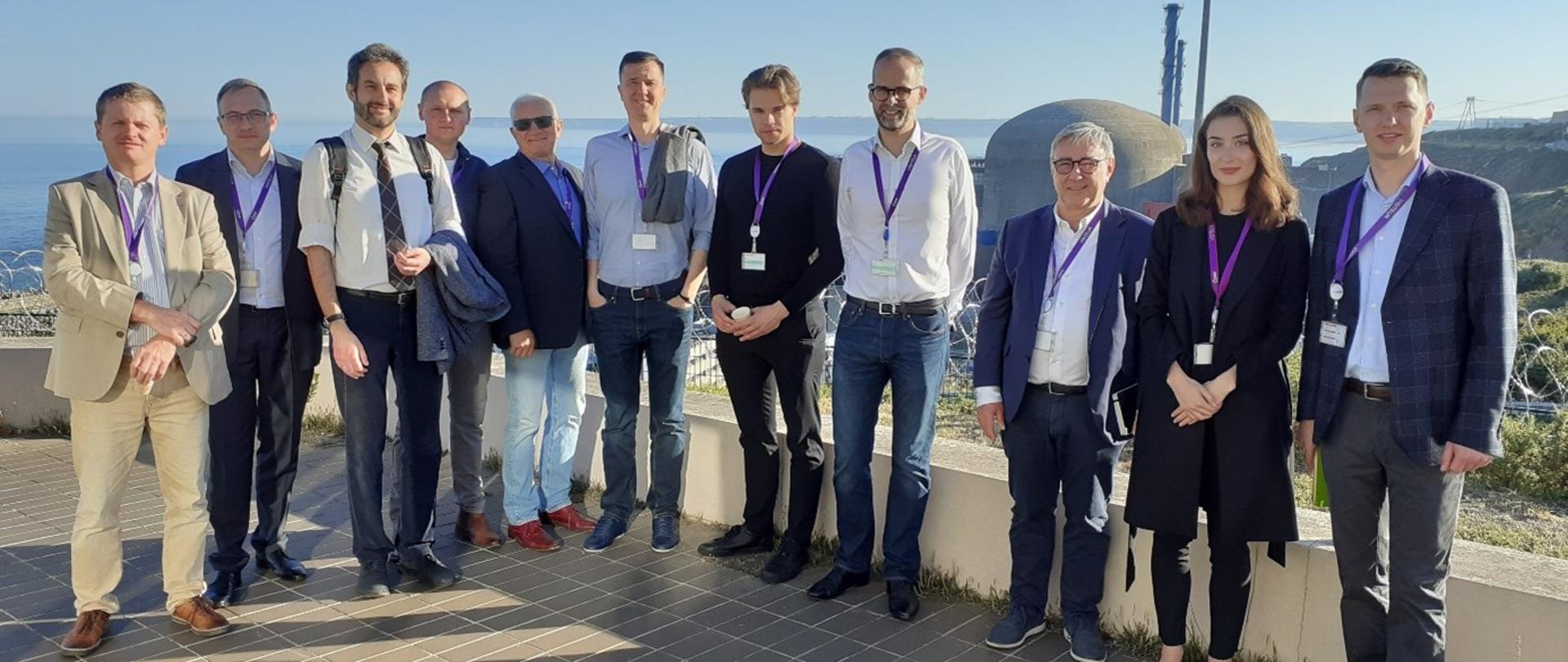 Polska delegacja w elektrowni jądrowej Flamanville