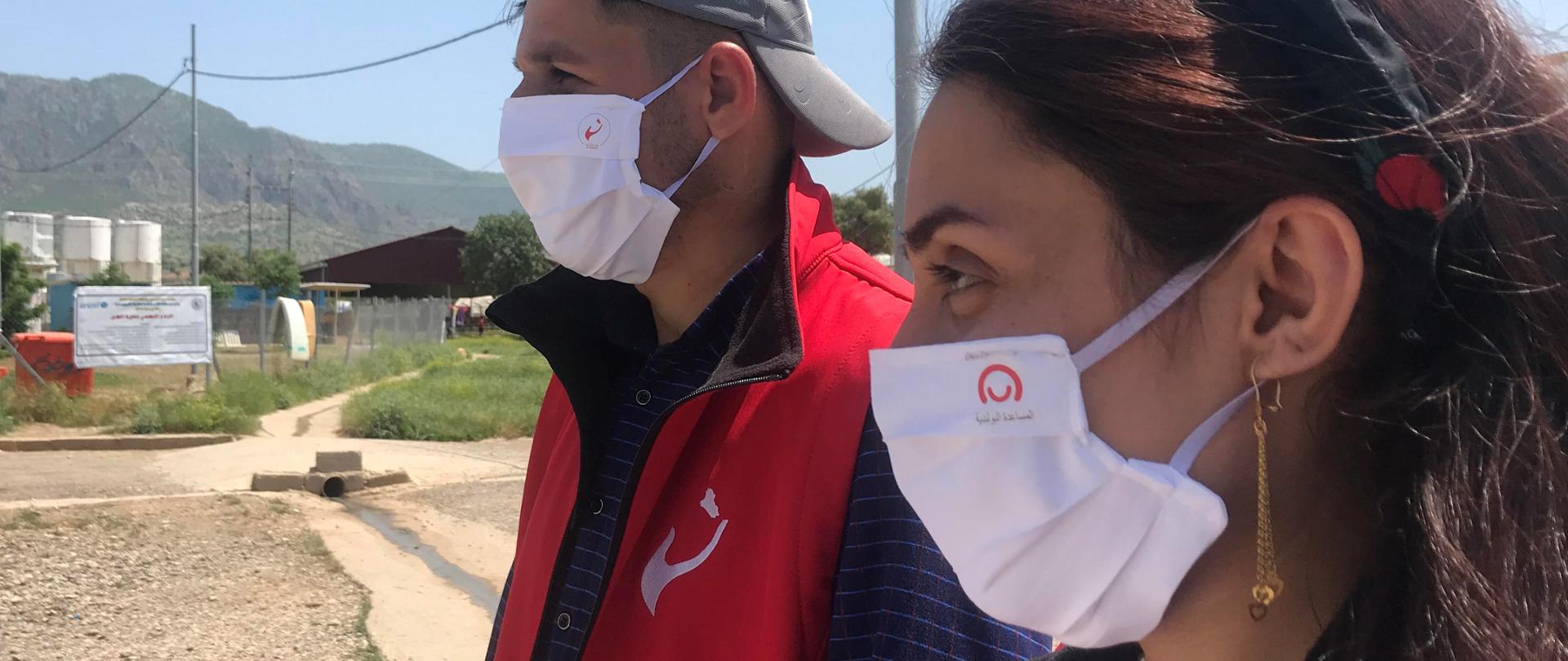 Protective masks production & distribution STEP-IN/ KIK Dawoodiya