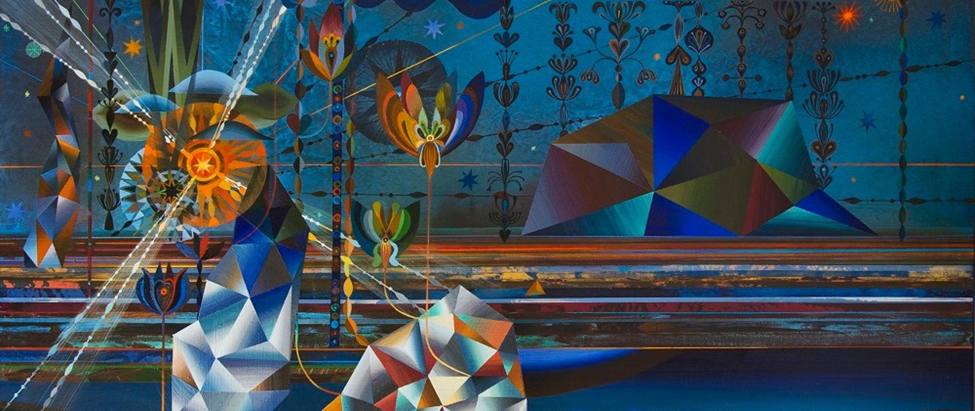 Na zdjęciu praca malarska Karoliny Matyjaszkowicz