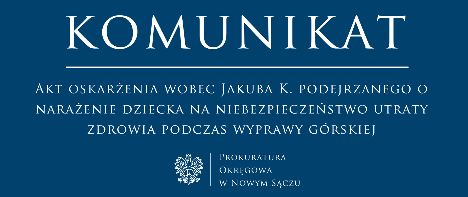 Akt oskarżenia wobec Jakuba K.