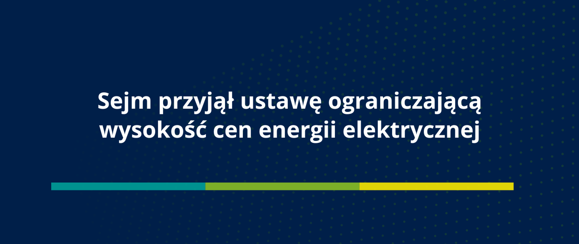 Sejm przyjął ustawę ograniczającą wysokość cen energii elektrycznej