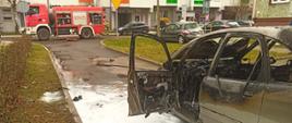 Pożar samochodu osobowego przy ul. Stawowej