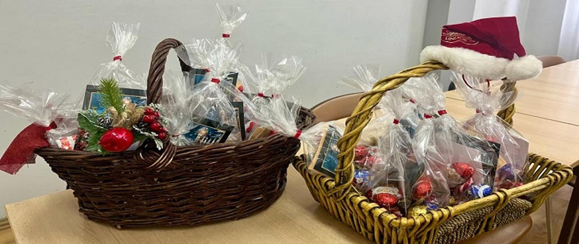 Mikołajki 2023, koszyk z prezentami
