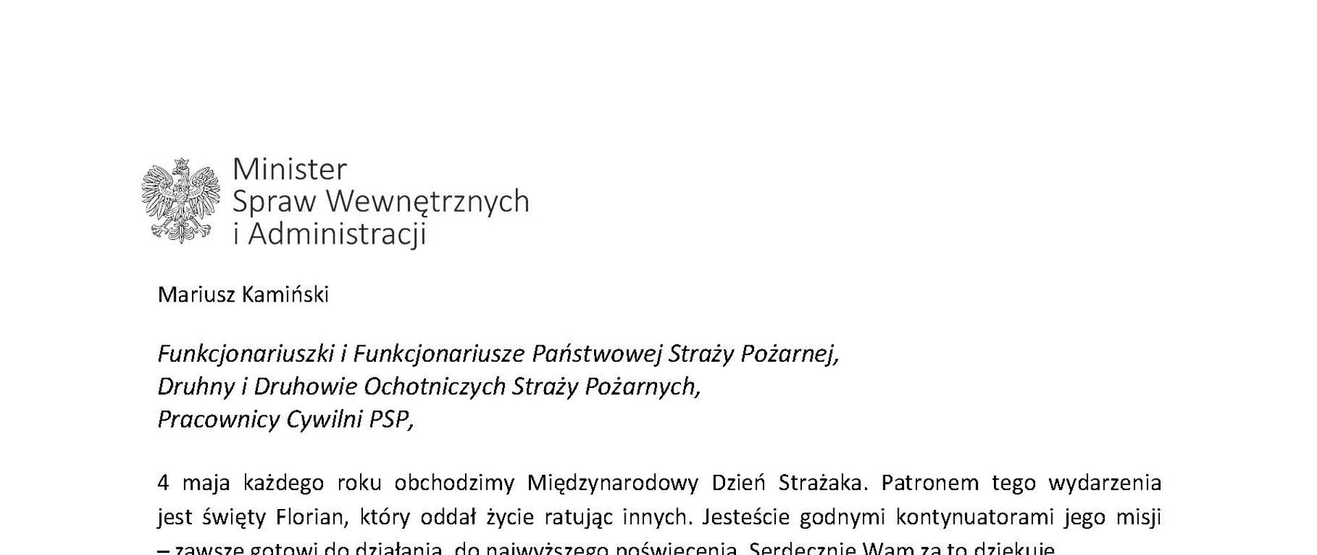 MSWiA_Życzenia_dla_strażaków