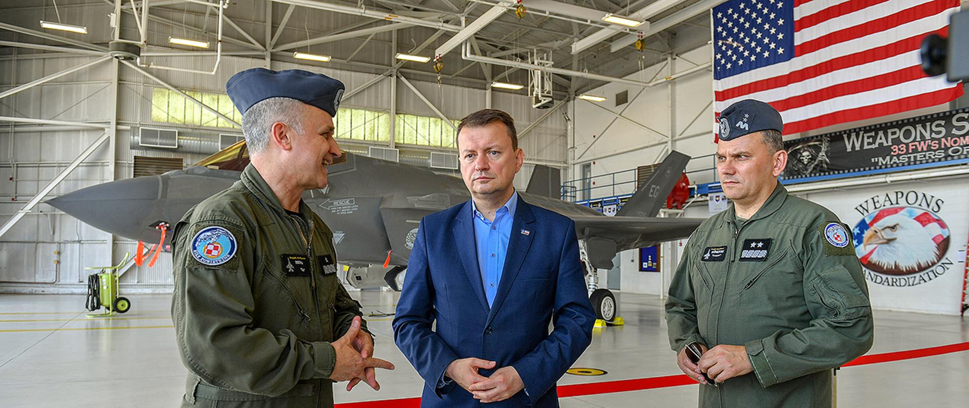 Defence Minister Blaszczak at Eglin AFB, USA