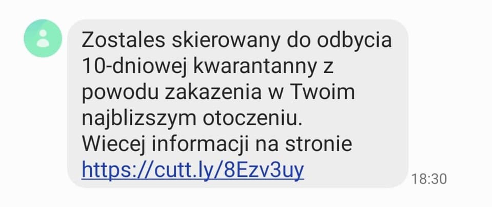 Fałszywy SMS