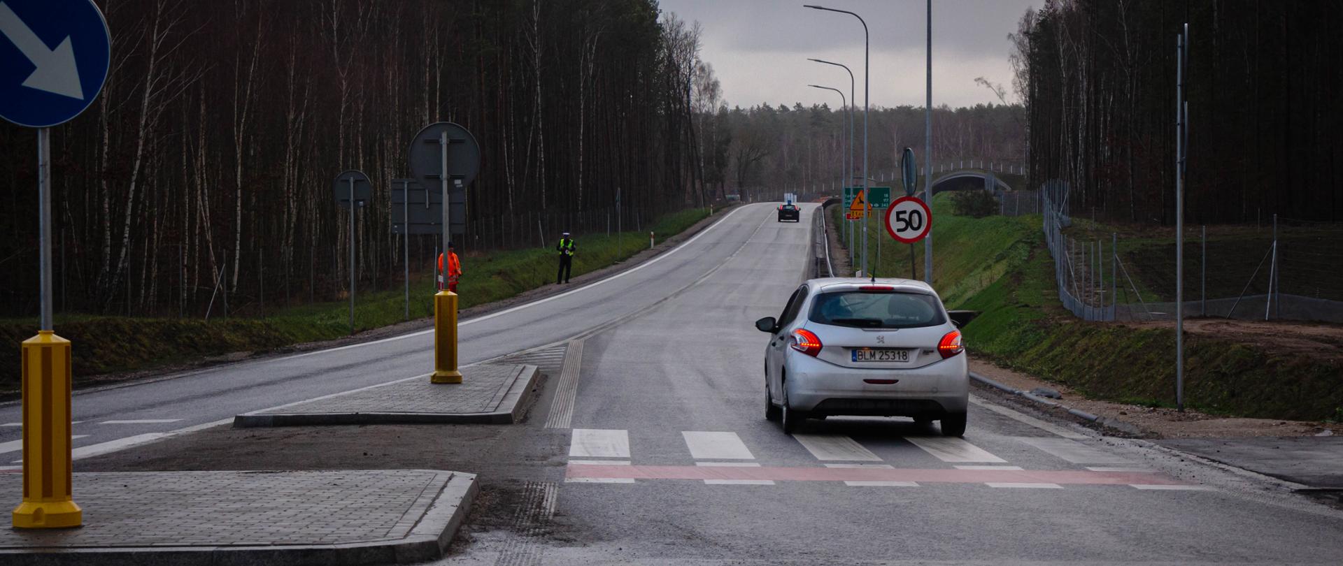 Oddanie do ruchu drogi krajowej nr 63 w nowym przebiegu pomiędzy Zambrowem i Łomżą