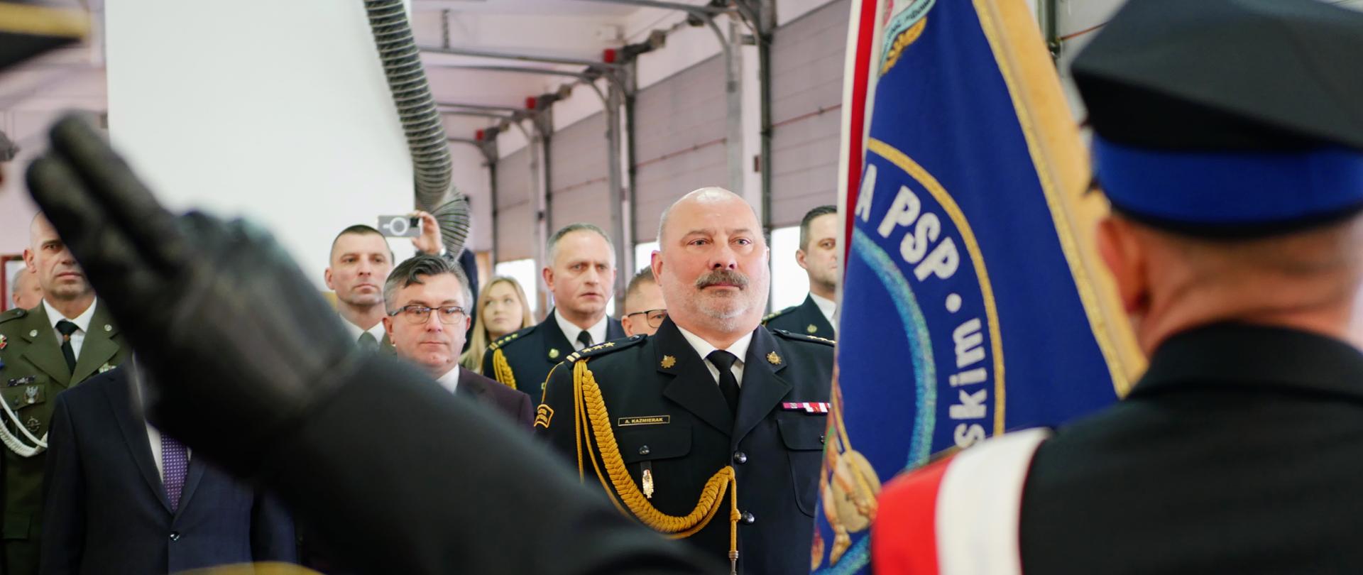 Pożegnanie ze służbą Komendanta Powiatowego Państwowej Straży Pożarnej w Krośnie Odrzańskim