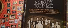"Nobody Told Me" - Premiere of a play on a Polish-Jewish theme in Johannesburg