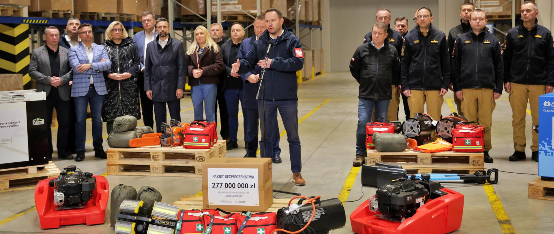 Minister MSWIA Marcin Kierwiński o obronie cywilnej w woj. lubelskim