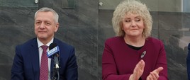 Minister Marek Zagórski i Wicemarszałek Senatu Maria Koc