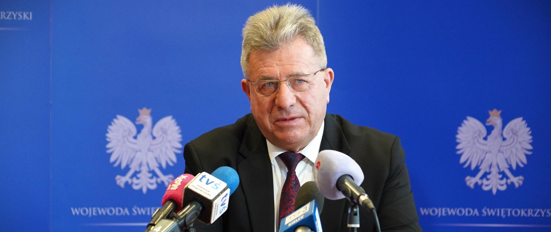 Konferencja prasowa wojewody