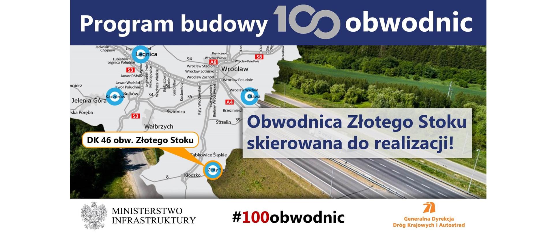 Obwodnica Złotego Stoku skierowana do realizacji - infografika