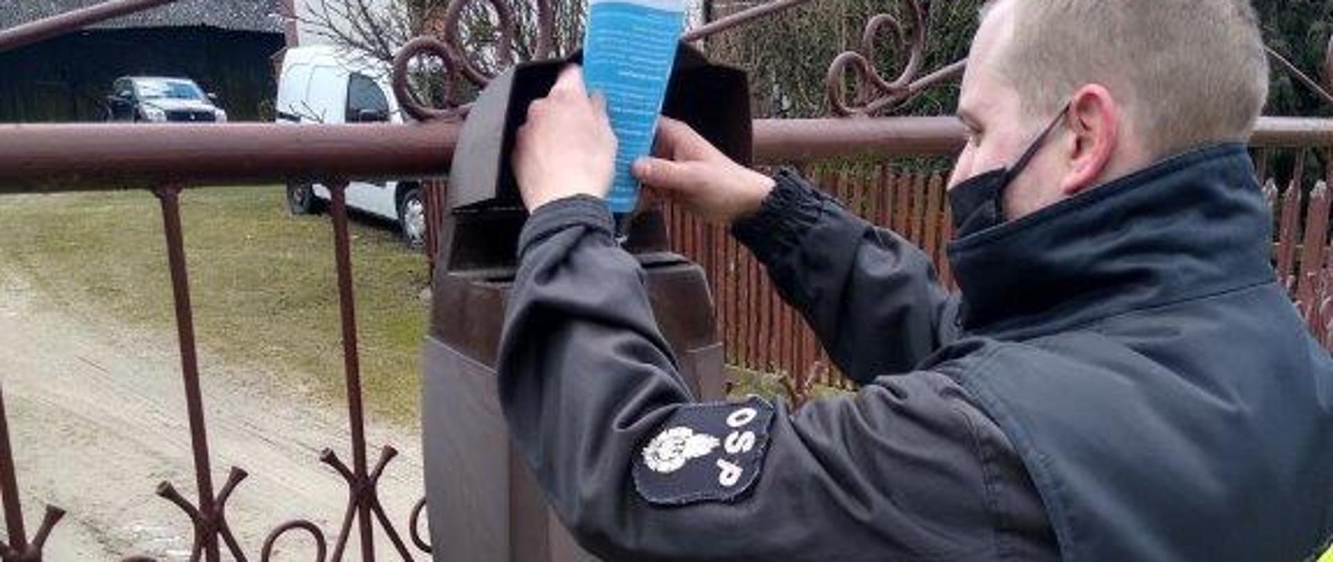 Straż pożarna wspiera Narodowy Program szczepień 2