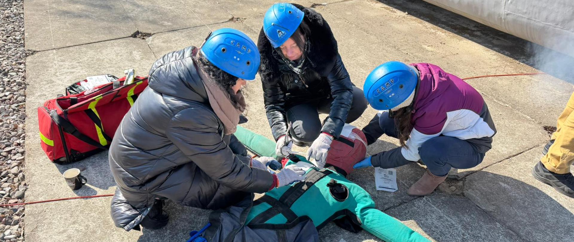 Ćwiczenia z zakresu ochrony ludności i obrony cywilnej w SA PSP w Poznaniu