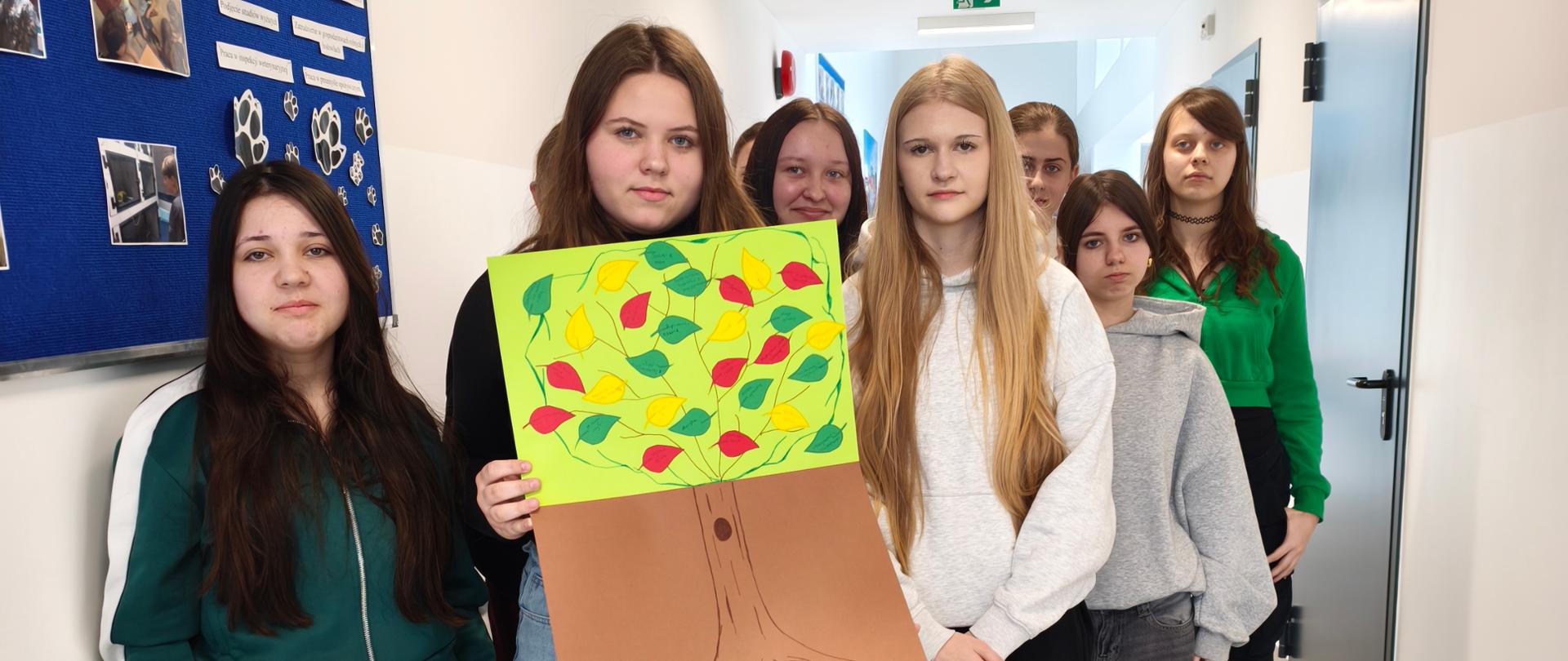 Uczniowie biorący udział w Tygodniu Zdrowia Psychicznego