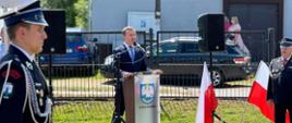 Wicewojewoda Mateusz Szauer na jubileuszach OSP w Jędrychowie i Łukcie